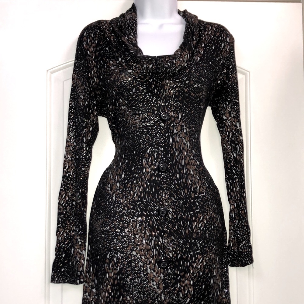 Bodycon Long Sleeve Jersey Dress